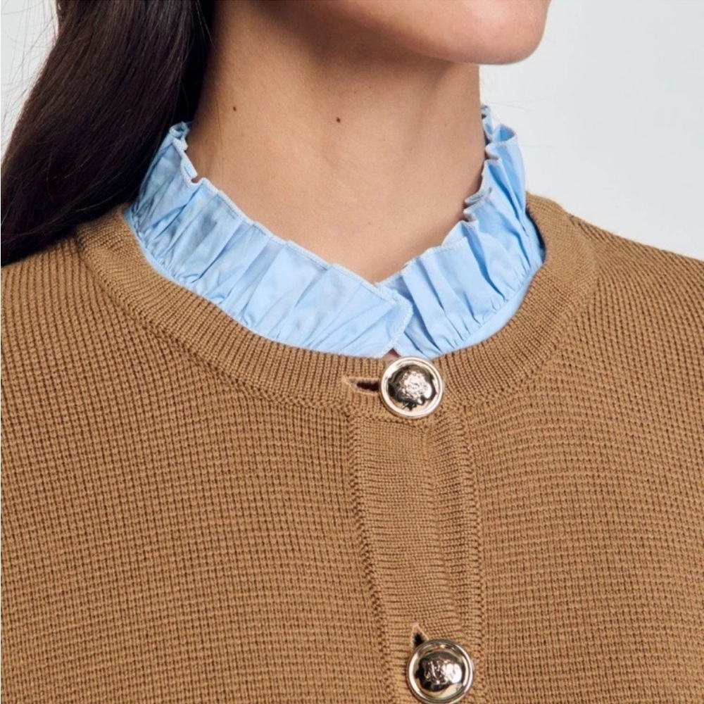 Sandro
Meunier Ruffled Neck Cardigan new flawless - Picture 6 of 13